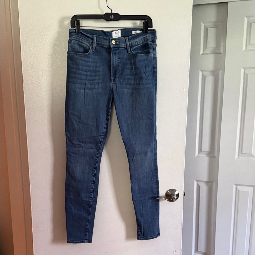 Frame Denim Women's Blue Skinny Jeans